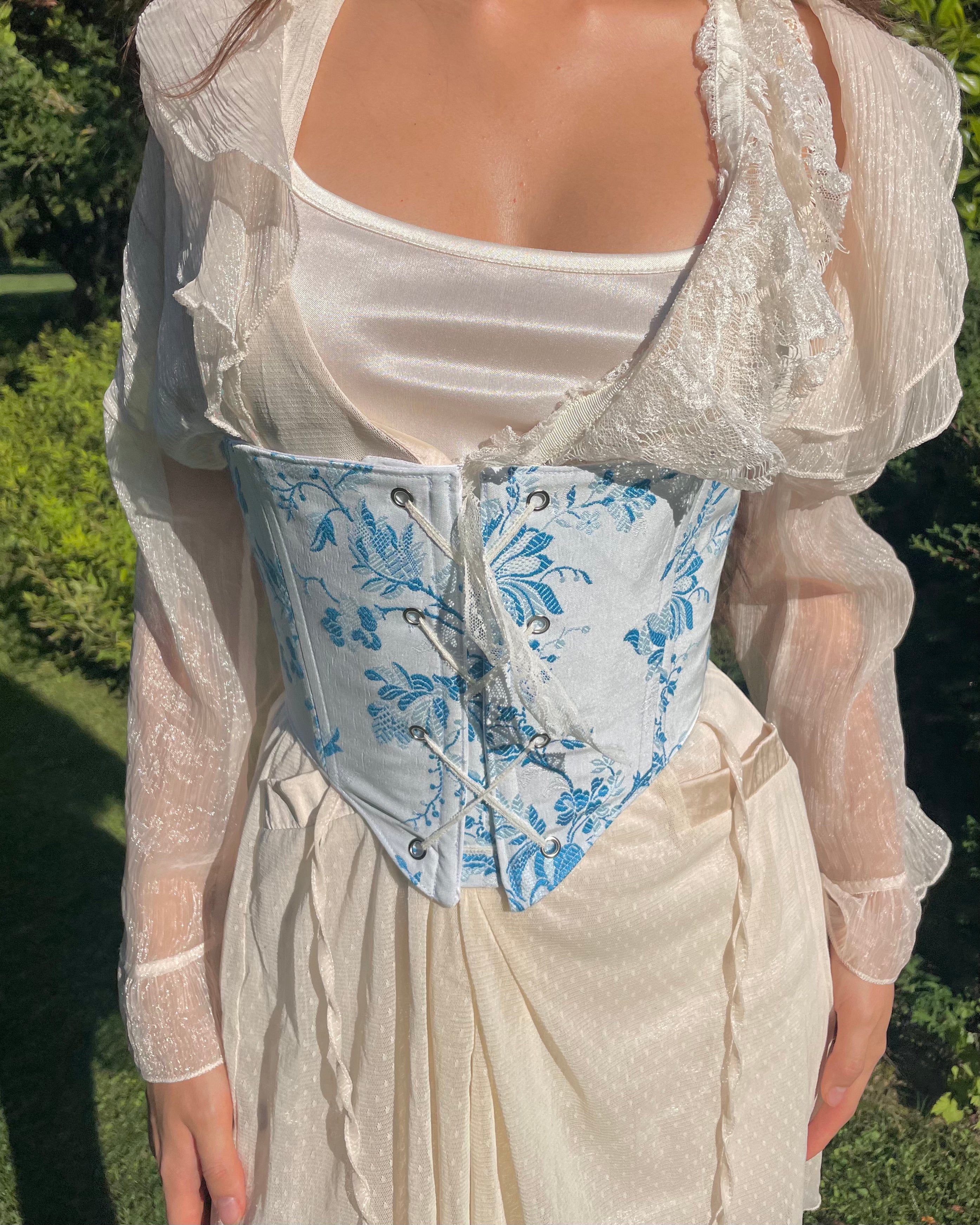 18th Century Stays Marie Antoinette Corset With Front and Back